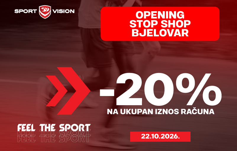Nova Sport Vision trgovina stiže u Stop Shop Bjelovar!